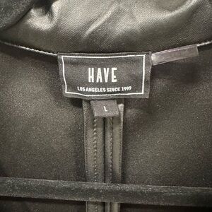 Black, Pleather Jacket, Large